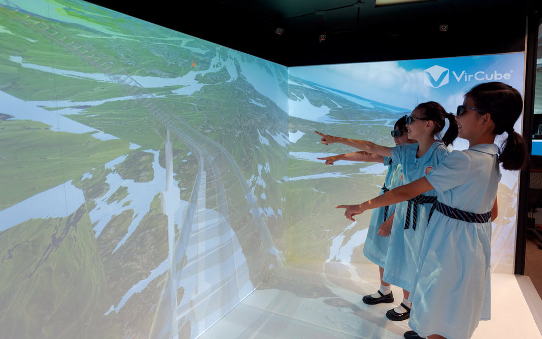 Revolutionizing Education with the VirCube VR CAVE Immersive Technology